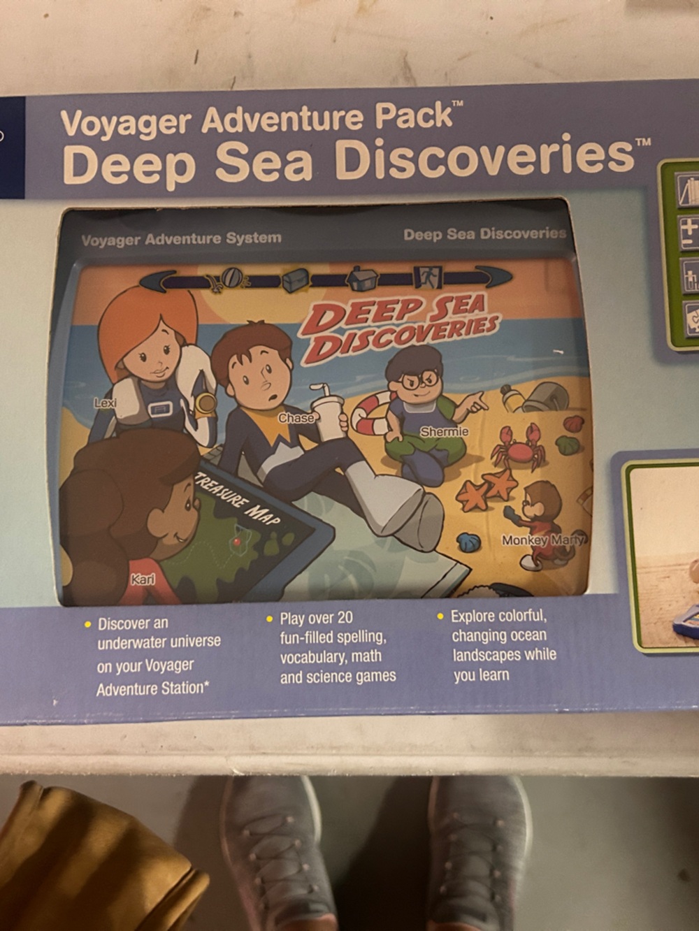 Vintage VTech Voyager Deep Sea Discoveries Adventure Pack Tested Works NIB
